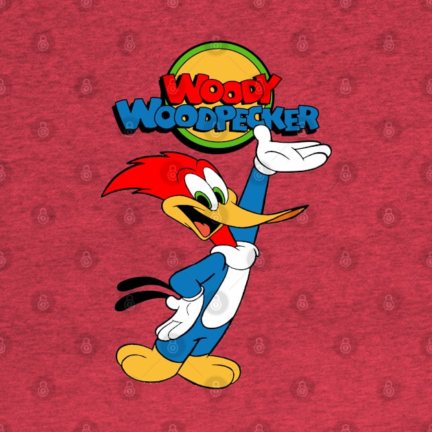 Woody Woodpecker With Logo by Noir-N-More